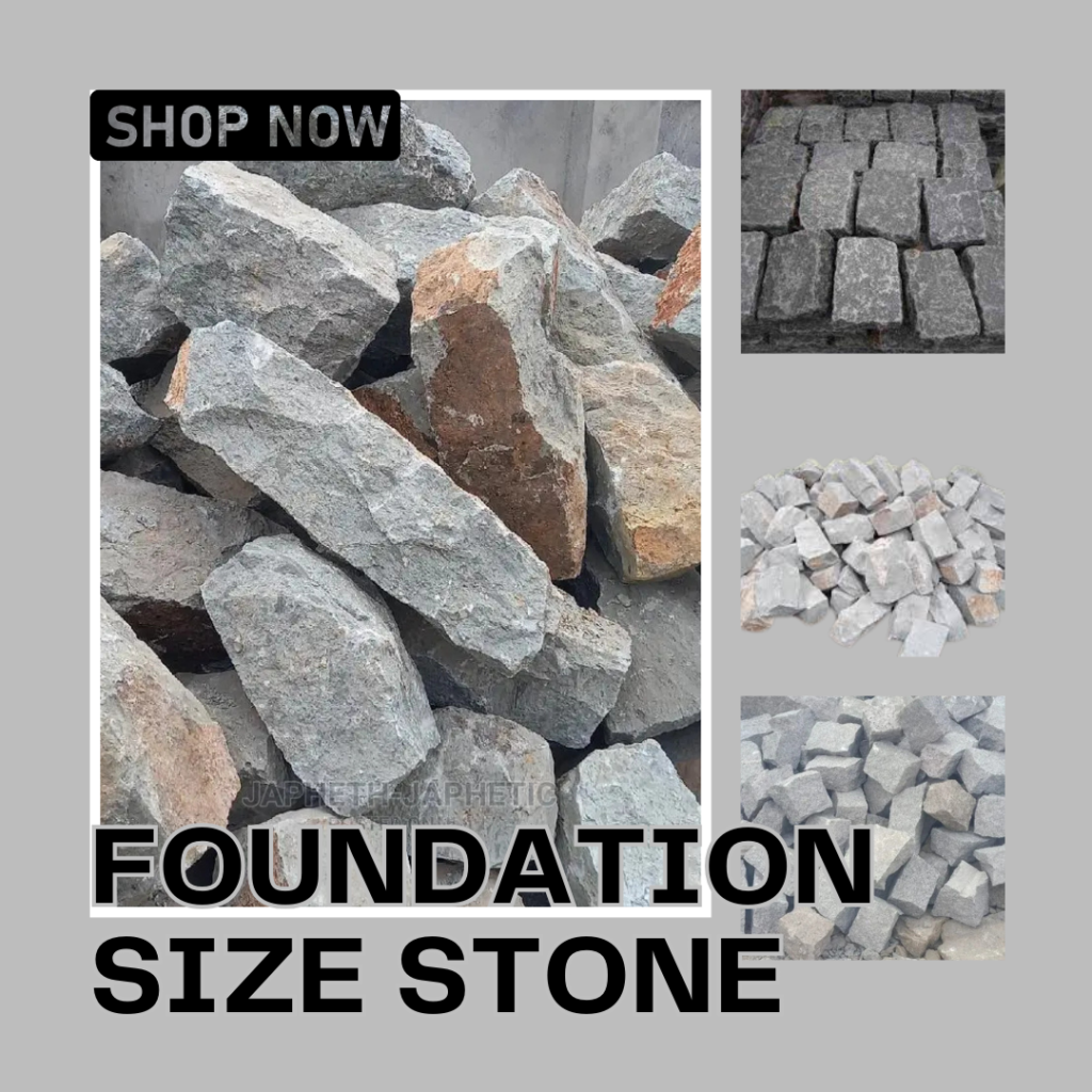 Foundation stone for construction