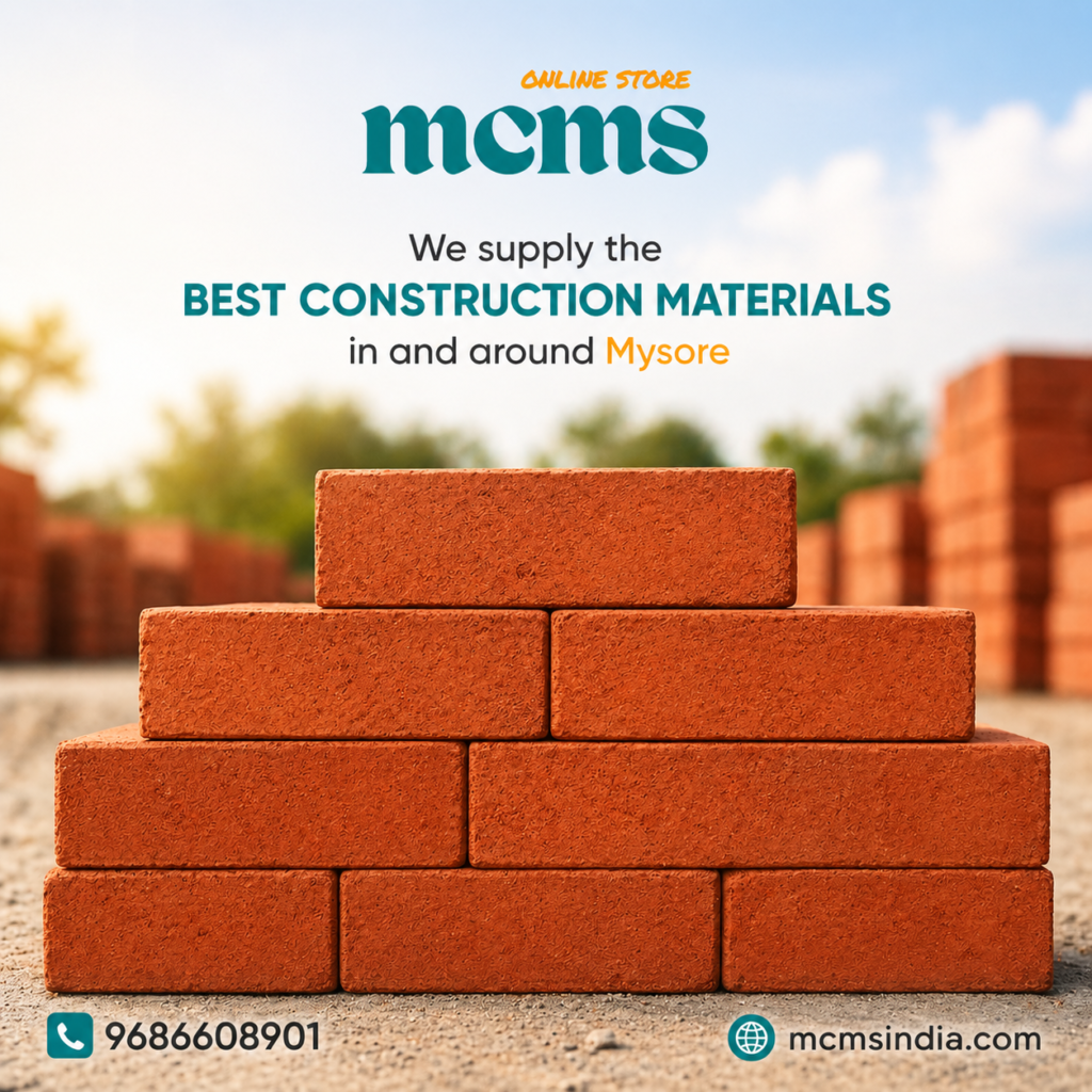 Trusted Bricks Supplier In And Around Mysore