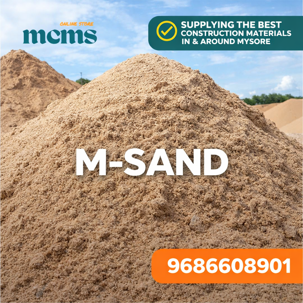 Top Grade M-Sand for Modern Construction Requirements