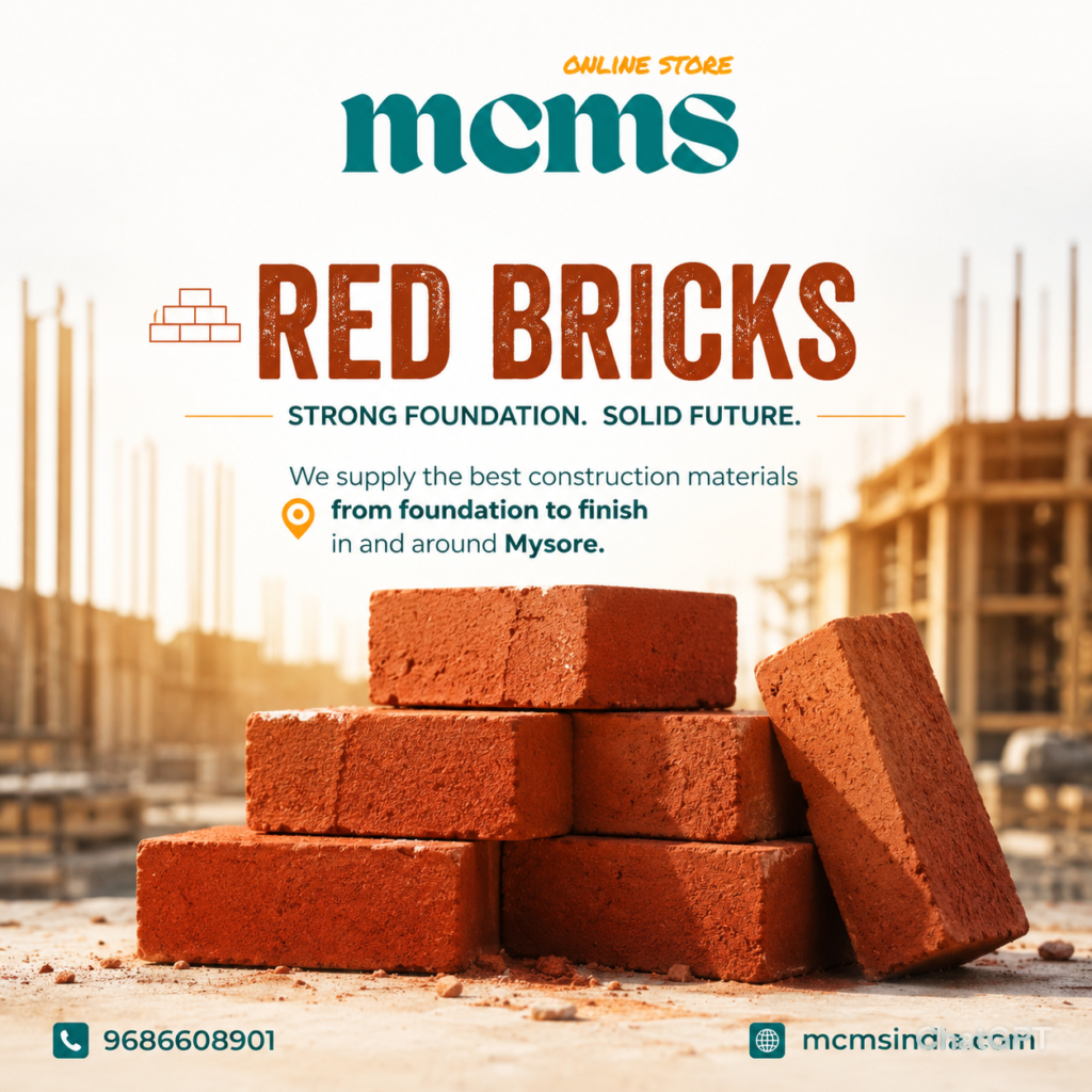 Buy Red Bricks Online with Doorstep Delivery