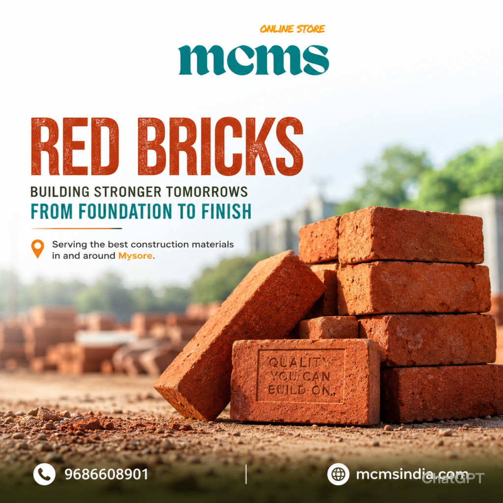 High Quality Red Bricks for Construction