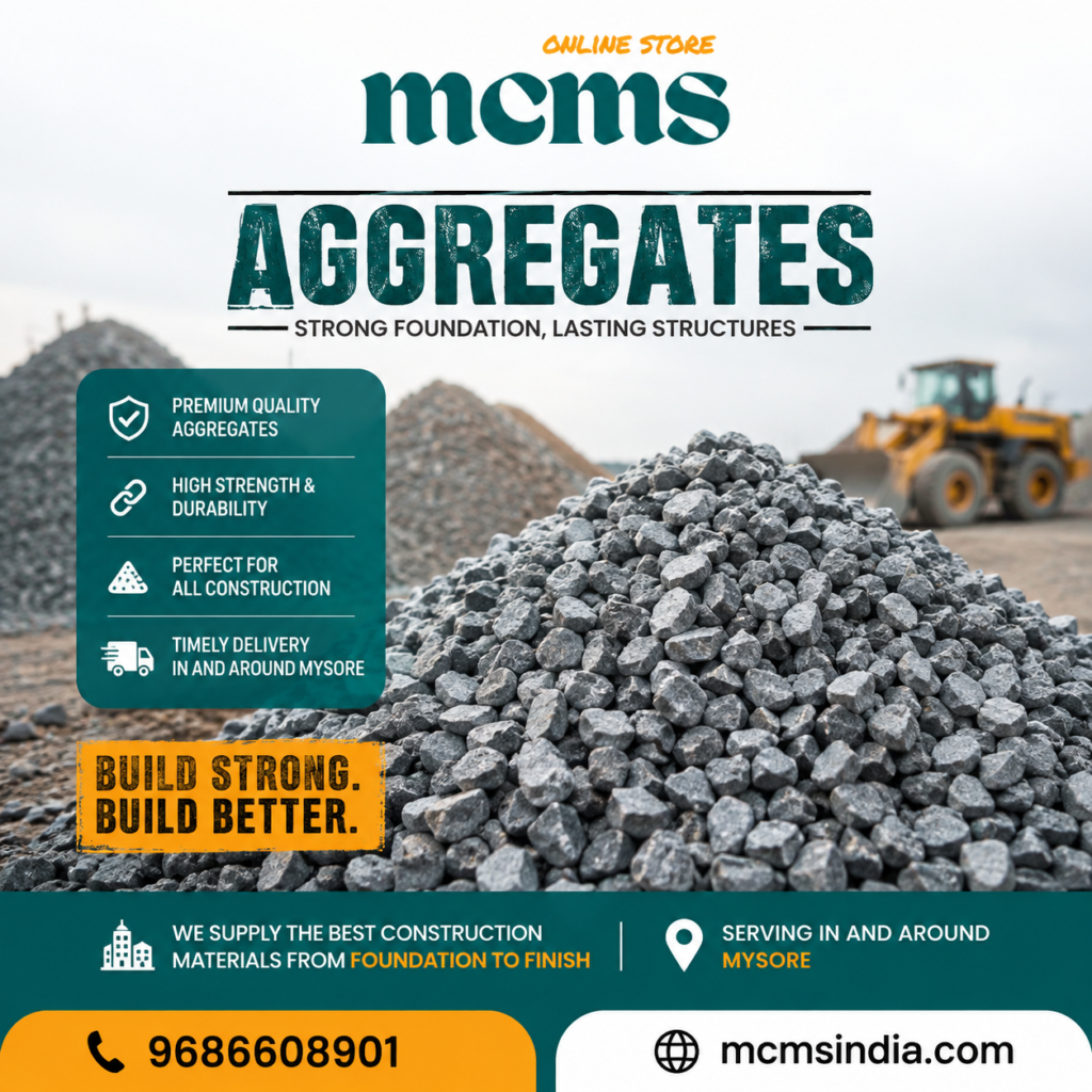 Best Aggregate Suppliers in Mysore for Construction
